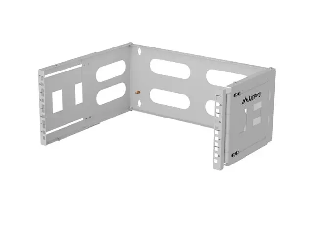 Аксесоар, Lanberg Folding Bracket, wall-mount 19" 4U 497x400/240, Grey