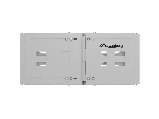 Аксесоар, Lanberg Folding Bracket, wall-mount 19" 4U 497x400/240, Grey - image 3