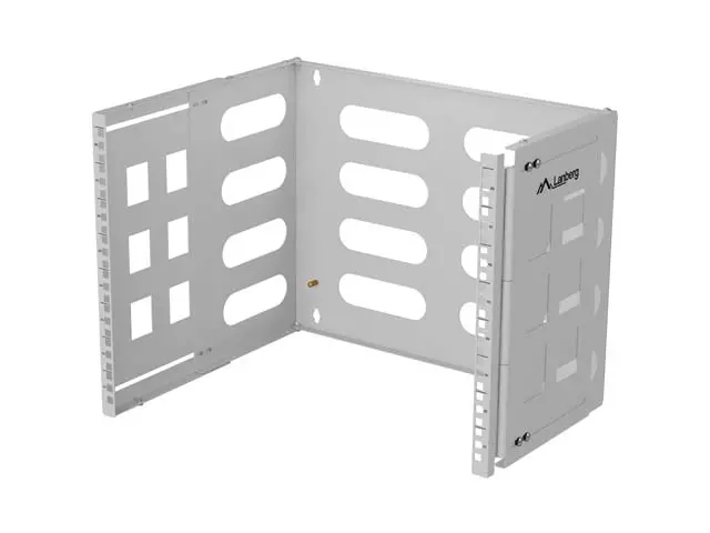 Accesoriu, Lanberg suport pliabil, montaj pe perete 19" 8U 497x400/240, Gri