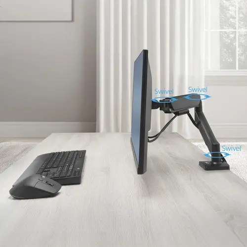 Стойка за монитор за бюро ACT AC8313, Регулируема, 17" - 34", 9 кг, газова пружина - image 3