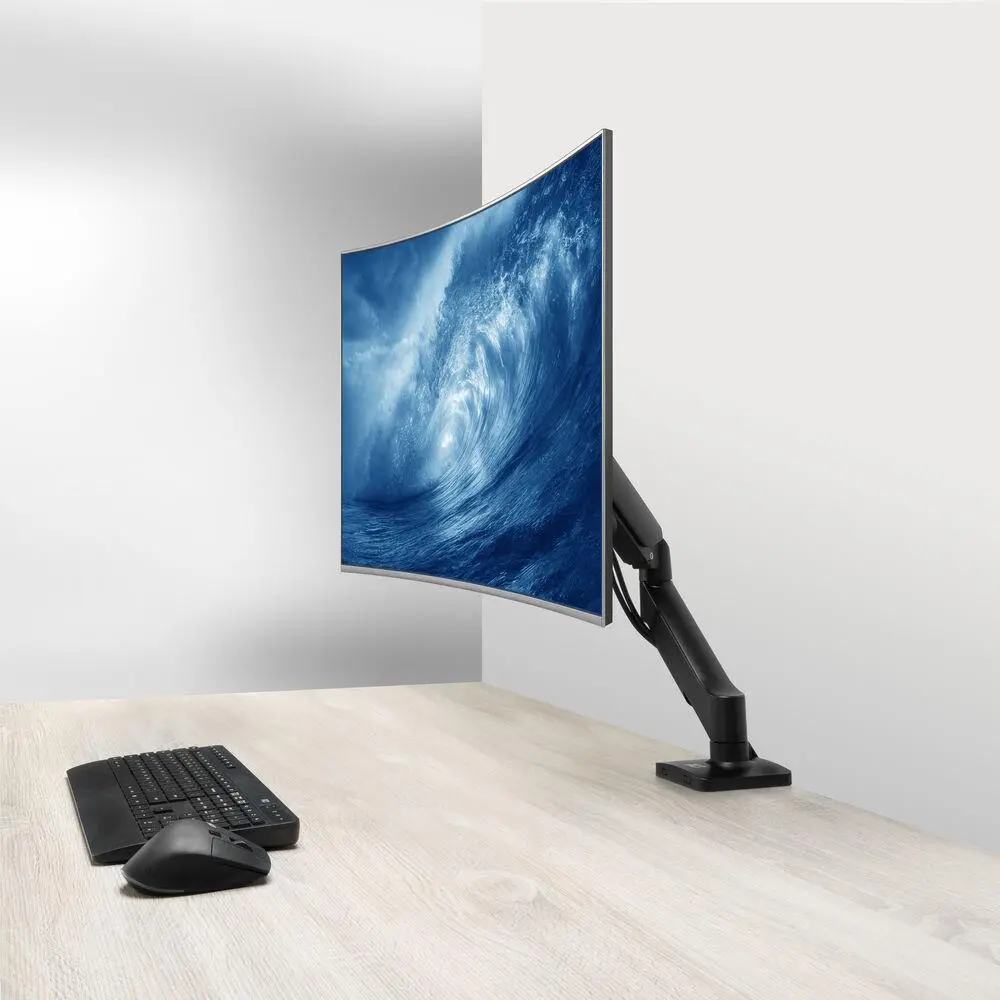 Suport monitor pentru birou ACT AC8313, Reglabil, 17" - 34", 9 kg, arc cu gaz - image 6