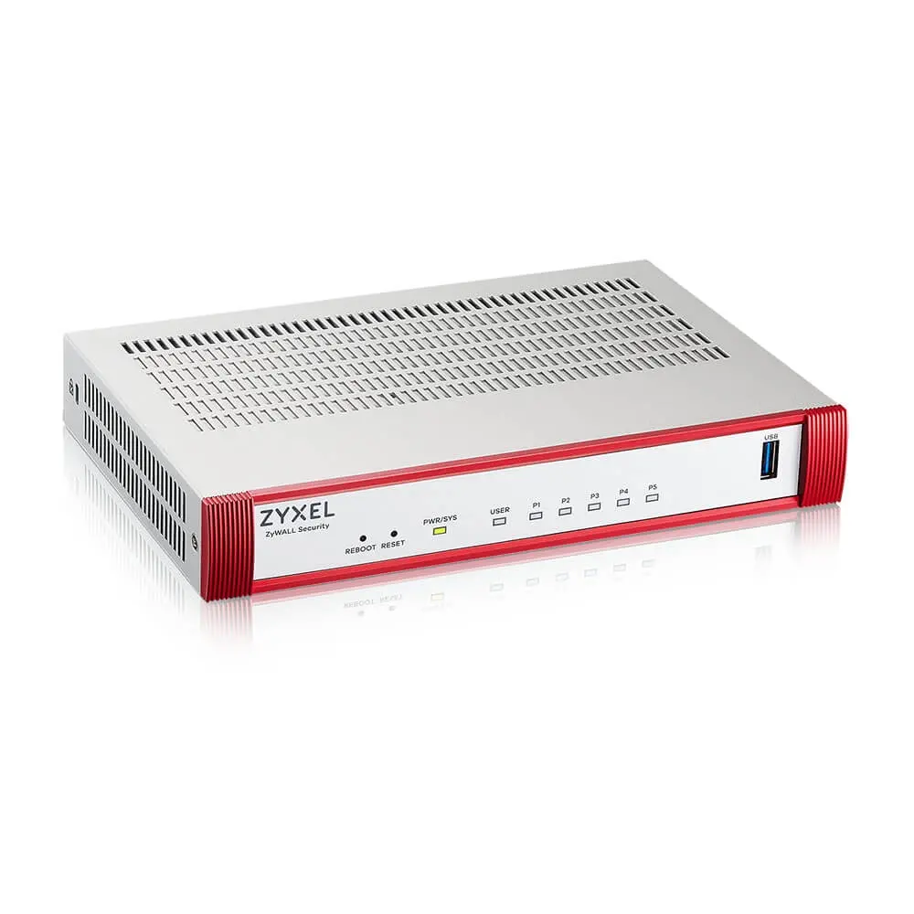 Защитна стена, ZyXEL USG FLEX 50 H, 5 Gigabit user-definable ports, 1*USB with 1 YR Entry Defense Pack - image 3