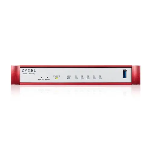 Защитна стена, ZyXEL  USG FLEX 50 H, 5 Gigabit user-definable ports, 1*USB with 1 YR Entry Defense Pack