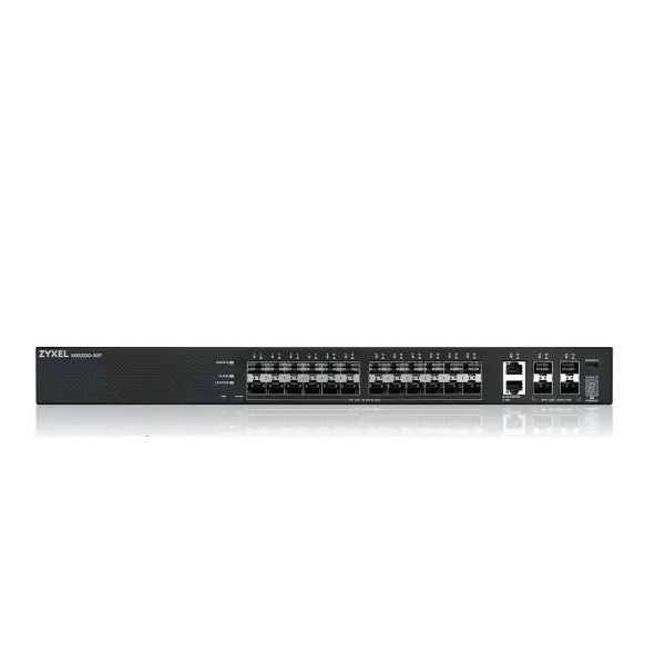 Комутатор, ZyXEL XGS2220-30F, L3 Access Switch, 24x1G SFP, 2x10mG RJ45, 4x10G SFP+ Uplink, incl. 1 yr NebulaFlex Pro