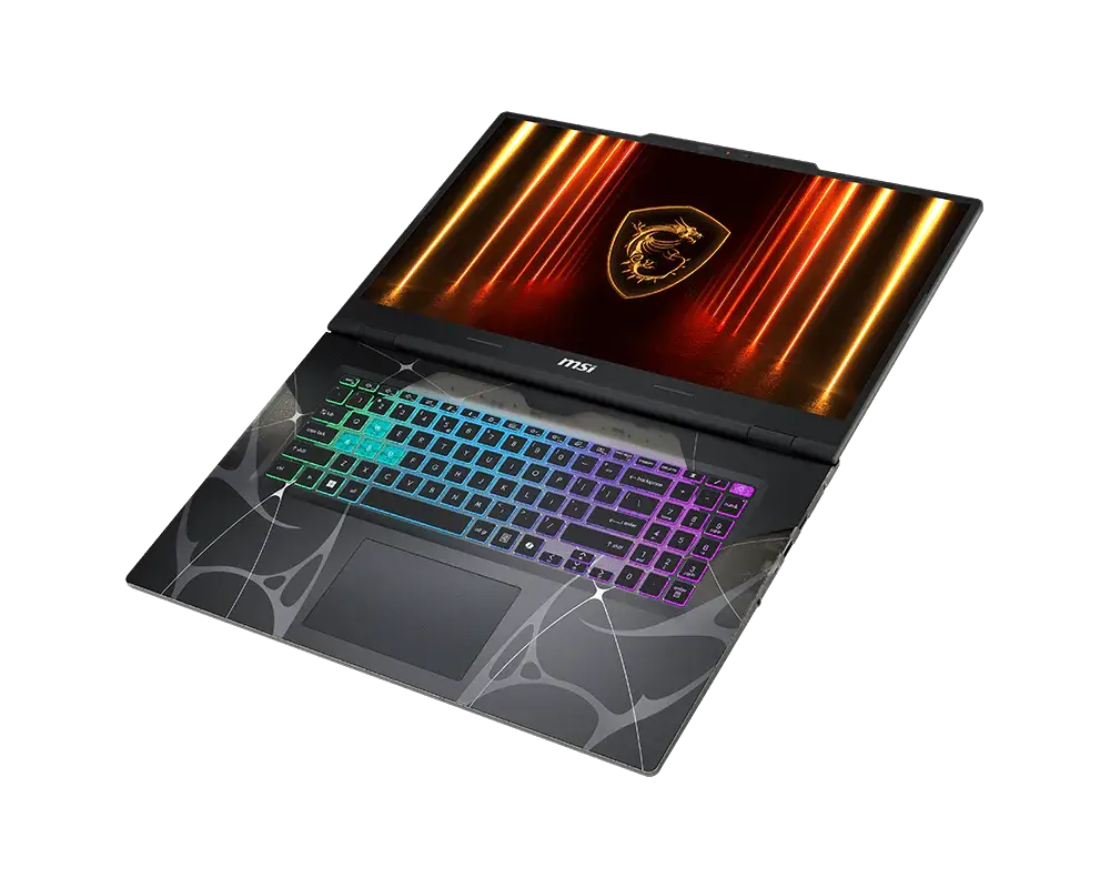 Лаптоп, MSI Cyborg 17 B13WEKG, i5-13420H (8C/12T, up to 4.60GHz, 12 MB), GeForce RTX 5050 8GB GDDR7 440 AI TOPS, 17.3" FHD (1920x1080), 144Hz, IPS-Level, 16GB DDR5 5200MHz, 512GB PCIe Gen4x4 SSD, WiFi 6E, BT 5.3, 4 Zone RGB Kbd, NO OS, 55.2Whr, 2.5kg - image 3