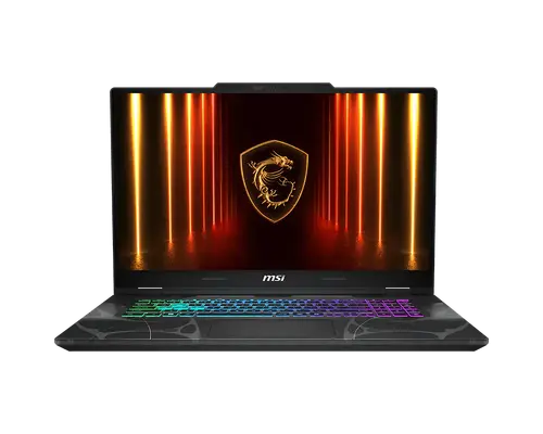 Лаптоп, MSI Cyborg 17 B13WEKG, i5-13420H (8C/12T, up to 4.60GHz, 12 MB), GeForce RTX 5050 8GB GDDR7 440 AI TOPS, 17.3" FHD (1920x1080), 144Hz, IPS-Level, 16GB DDR5 5200MHz, 512GB PCIe Gen4x4 SSD, WiFi 6E, BT 5.3, 4 Zone RGB Kbd, NO OS, 55.2Whr, 2.5kg