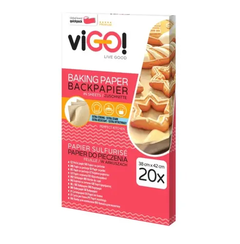 ХАРТИЯ ЗА ПЕЧЕНЕ НА ЛИСТА КУТИЯ 20 БР. PREMIUM VIGO - image 1
