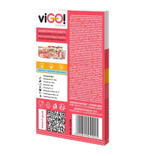 ХАРТИЯ ЗА ПЕЧЕНЕ НА ЛИСТА КУТИЯ 20 БР. PREMIUM VIGO - image 3