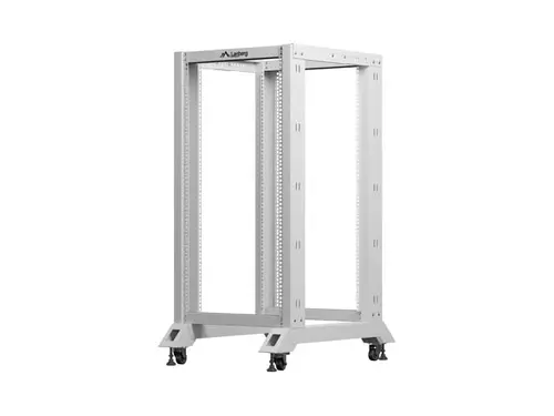 Комуникационен шкаф, Lanberg open rack 19" 22U 600x800, grey - image 1