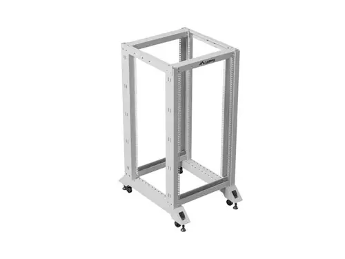 Комуникационен шкаф, Lanberg open rack 19" 22U 600x800, grey - image 3
