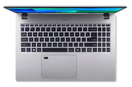 Лаптоп, Acer TravelMate P2 TMP215-55-TCO-5378, Intel Core 5 120U (1.4GHz up to 5.0GHz, 12MB), 15.6" FHD (1920x1080) IPS, 16GB DDR5(2x8GB), 512GB PCIe NVMe SSD, Intel Graphics, RG-45, WiFi 6E, BT 5.3, KB Backlit, TPM 2.0, FPR, Win 11 Pro EDU, 3Y, Silver - image 3