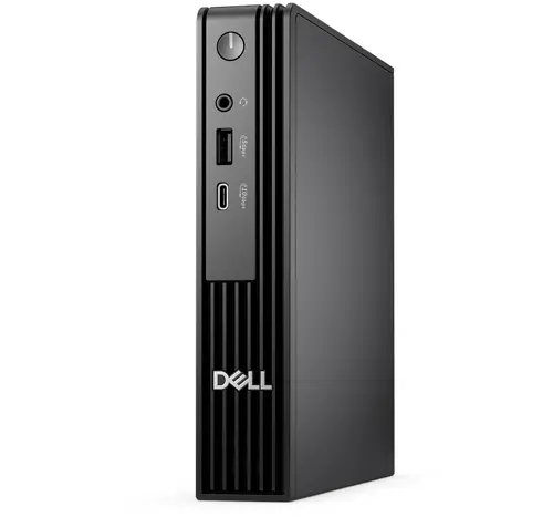 Настолен компютър, Dell Pro Micro QCM1250, Intel Core Ultra 7 265T (13 TOPS NPU, 20cores, up to 5.3GHz), 16 GB: 1 x 16 GB, DDR5, up to 5600 MT/s, 512GB SSD TLC, Wi-Fi 6E, Bulgarian Keyboard&Mouse, 180W, Win 11 Pro, 3Y PS - image 1