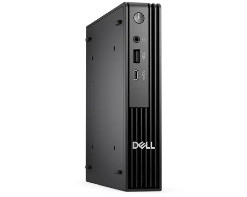 Настолен компютър, Dell Pro Micro QCM1250, Intel Core Ultra 7 265T (13 TOPS NPU, 20cores, up to 5.3GHz), 16 GB: 1 x 16 GB, DDR5, up to 5600 MT/s, 512GB SSD TLC, Wi-Fi 6E, Bulgarian Keyboard&Mouse, 180W, Win 11 Pro, 3Y PS