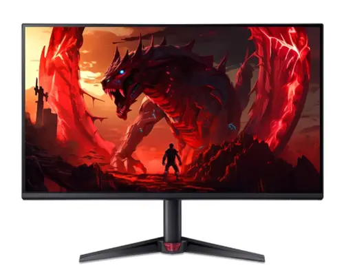 Монитор, Acer Nitro VG250QF3bmiipx, 24.5'', FHD (1920X1080) IPS, ZeroFrame, 320Hz DP, 240Hz HDMI, 1ms/0.5ms(GTG, Min.), 250nits, 100M:1, 99% sRGB, Free Sync Premium, 2xHDMI, DP, HDR10, Audio out, Speakers, Tilt, BluelightShield, Vesa, Black