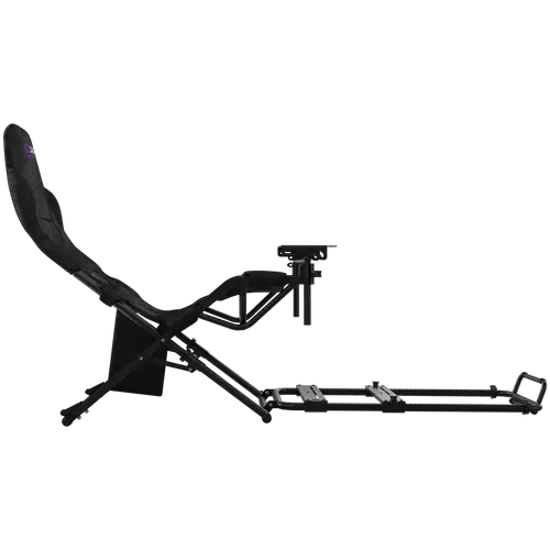 LORGAR FLEX RAF1, Cockpit Sim Racing Advanced, Pliabil, 150x72x113 cm în utilizare, 38x72x126cm pliat, Negru - 2