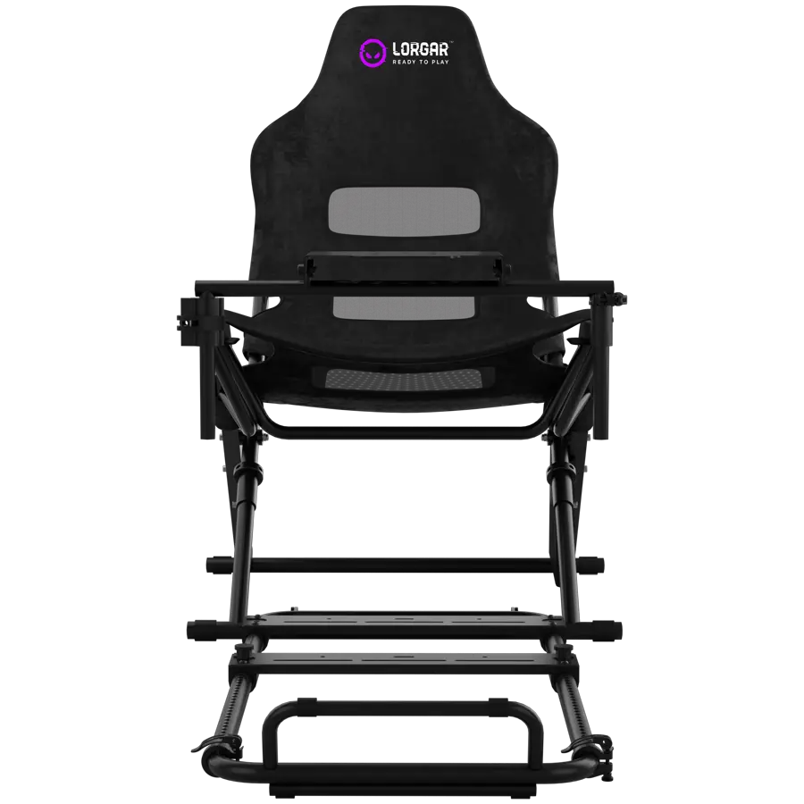 LORGAR FLEX RAF1, Sim Racing Cockpit Advanced, Foldable, 150x72x113 cm-playing, 38x72x126cm-folded, Black - image 2