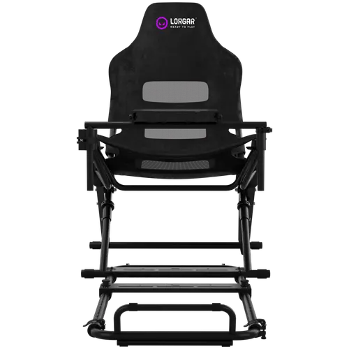 LORGAR FLEX RAF1, Κόκπιτ Sim Racing Advanced, Πτυσσόμενο, 150x72x113 cm σε χρήση, 38x72x126cm διπλωμένο, Μαύρο - 3