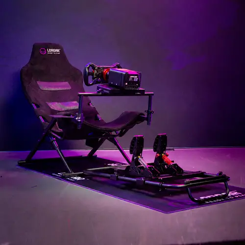 LORGAR FLEX RAF1, Sim Racing Cockpit Advanced, Foldable, 150x72x113 cm-playing, 38x72x126cm-folded, Black - image 6