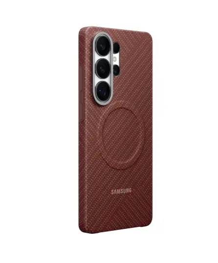 Калъф, Samsung S26 Ultra Carbon Magnet Case Coral Red - image 1