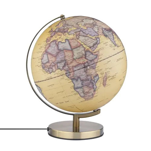 Глобус Troika - STELLAR LIGHT TOUCH, антично жълто