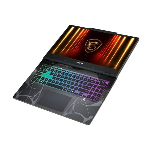 Лаптоп, MSI Cyborg 15 B13WEKG, i5-13420H (8C/12T, up to 4.60GHz, 12 MB), GeForce RTX 5050 8GB GDDR7 440 AI TOPS, 15.6" FHD (1920x1080), 144Hz, IPS-Level, 16GB DDR5 5200MHz, 512GB PCIe Gen4x4 SSD, WiFi 6E, BT 5.3, 4 Zone RGB Kbd, NO OS, 55.2Whr, 2.1kg - image 9