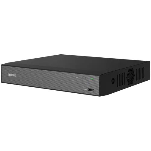 Imou NVR 18 canale, H.265, Max 8MP/15 fps, 1x RJ45 10/100, 1x VGA, 1x HDMI, 2x USB, 1x SATA max 16TB, Microfon și difuzor încorporate, ONVIF, Detecție