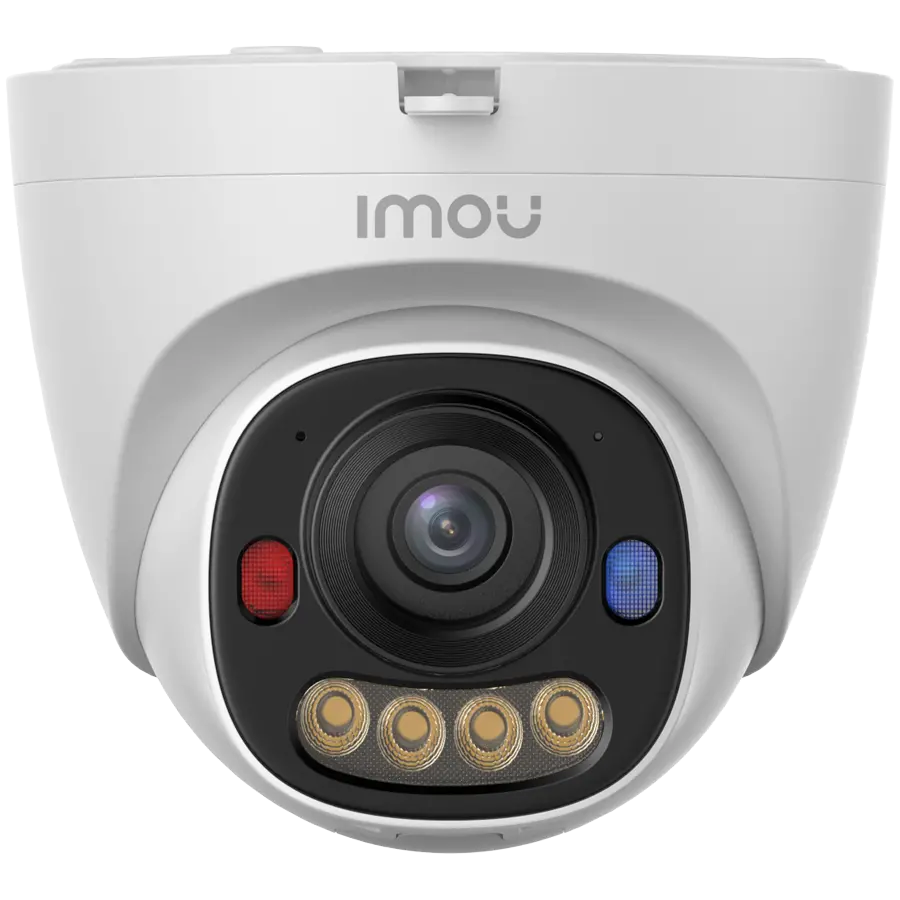 Imou turret PoE IP camera 5MP, 20fps, H265, 2.8mm 94H, IR up to 30m, 8x digital zoom, Built-in Mic and Speaker, Smart Color Night Vision, Spotlight, Motion detection, Micro SD up to 512GB, ONVIF, 1x RJ45, PoE, DC 12V, 1A, IP67 - image 1