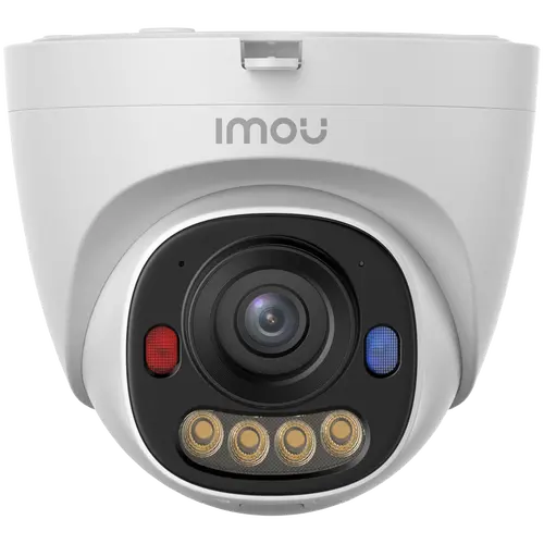 Imou turret PoE IP camera 5MP, 20fps, H265, 2.8mm 94H, IR up to 30m, 8x digital zoom, Built-in Mic and Speaker, Smart Color Night Vision, Spotlight, Motion detection, Micro SD up to 512GB, ONVIF, 1x RJ45, PoE, DC 12V, 1A, IP67 - image 1