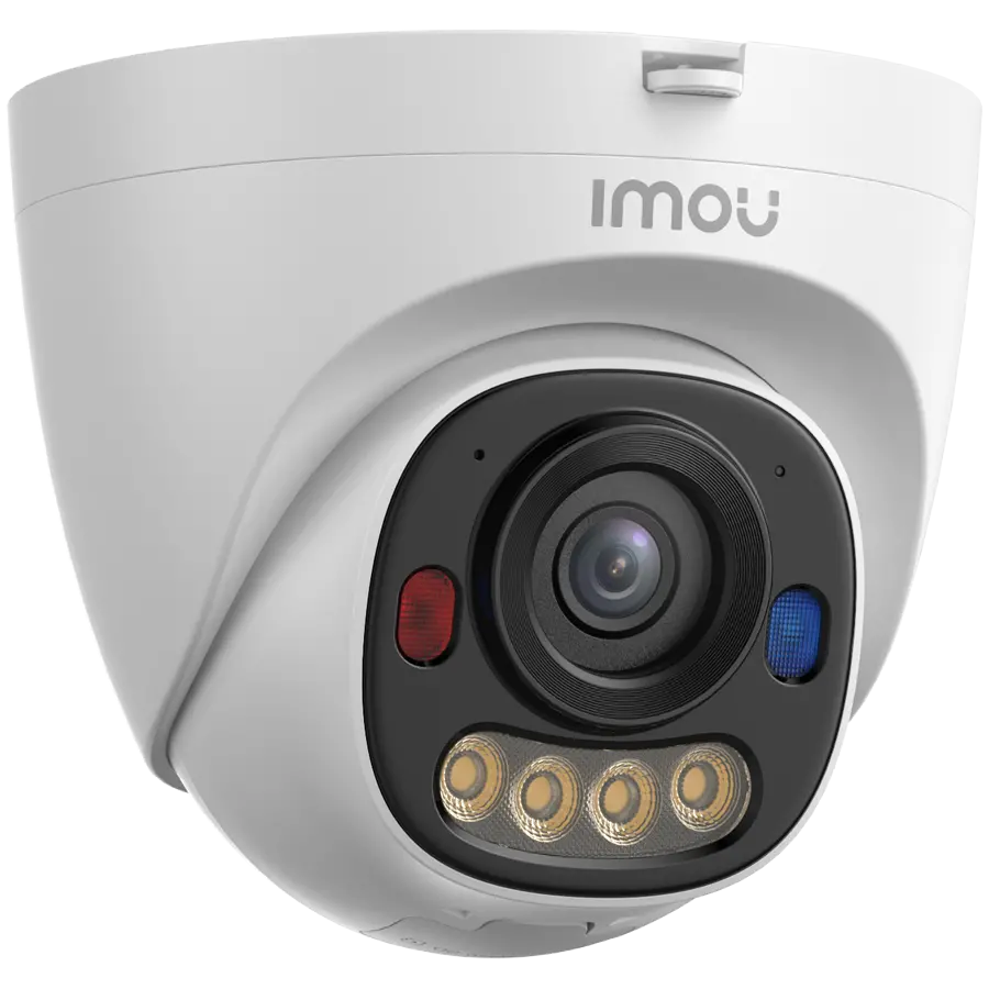 Imou turret PoE IP camera 5MP, 20fps, H265, 2.8mm 94H, IR up to 30m, 8x digital zoom, Built-in Mic and Speaker, Smart Color Night Vision, Spotlight, Motion detection, Micro SD up to 512GB, ONVIF, 1x RJ45, PoE, DC 12V, 1A, IP67 - image 2