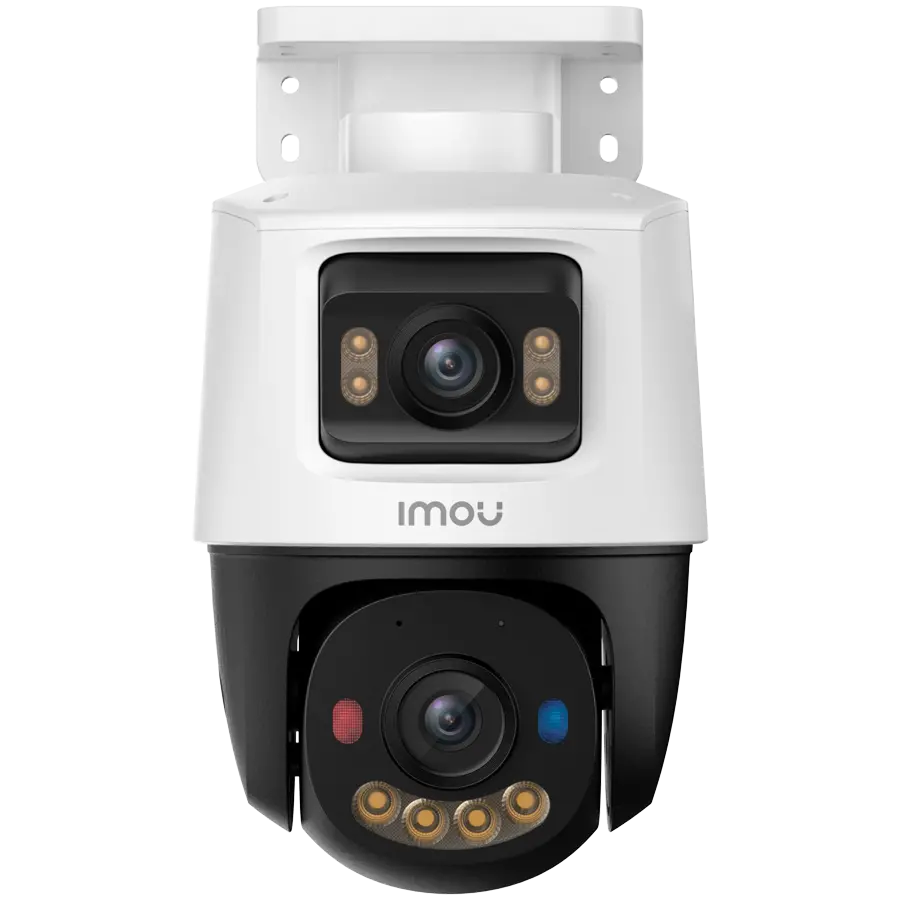 Imou Dual-Lens PoE Outdoor Smart IP PTZ Camera, 5MP+5MP, 3.6mm 76H, 0-260 Pan, 0-25 Tilt, IR up to 30m, H.265, 15 fps, 8x digital zoom, Motion detection, crossing line, Mic and Speaker, micro SD up to 512GB, 1x RJ45, PoE DC 12V, 1A - image 1