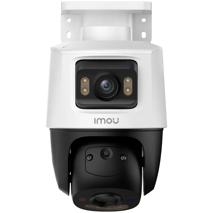 Imou Dual-Lens PoE Outdoor Smart IP PTZ Camera, 5MP+5MP, 3.6mm 76H, 0-260 Pan, 0-25 Tilt, IR up to 30m, H.265, 15 fps, 8x digital zoom, Motion detection, crossing line, Mic and Speaker, micro SD up to 512GB, 1x RJ45, PoE DC 12V, 1A - image 2