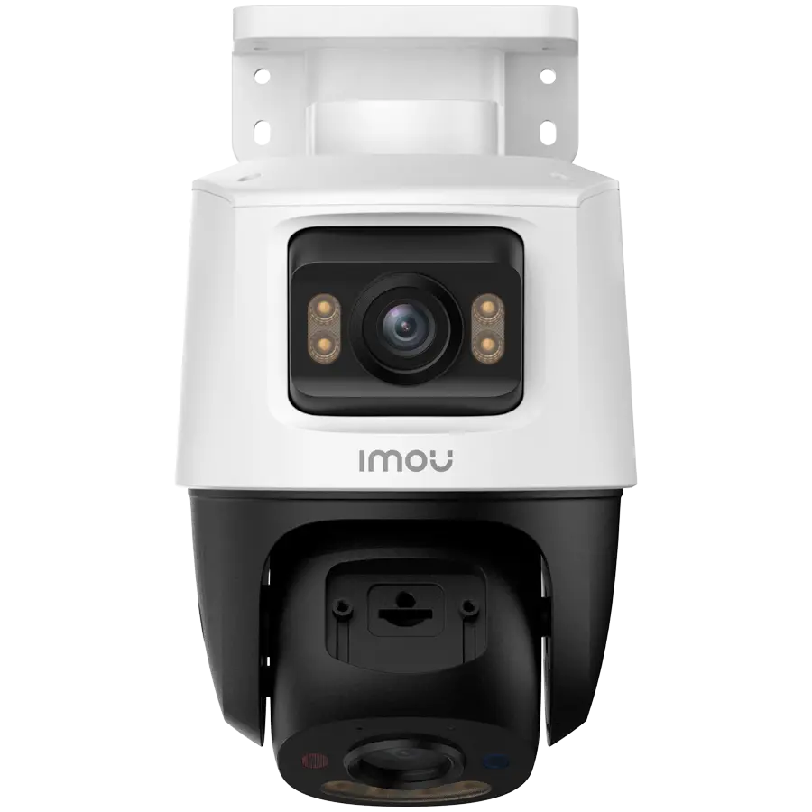 Imou Dual-Lens PoE Outdoor Smart IP PTZ Camera, 5MP+5MP, 3.6mm 76H, 0-260 Pan, 0-25 Tilt, IR up to 30m, H.265, 15 fps, 8x digital zoom, Motion detection, crossing line, Mic and Speaker, micro SD up to 512GB, 1x RJ45, PoE DC 12V, 1A - image 3
