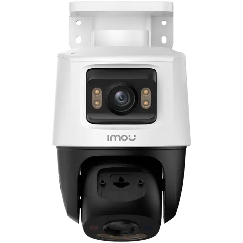 Imou Dual-Lens PoE Outdoor Smart IP PTZ Camera, 5MP+5MP, 3.6mm 76H, 0-260 Pan, 0-25 Tilt, IR up to 30m, H.265, 15 fps, 8x digital zoom, Motion detection, crossing line, Mic and Speaker, micro SD up to 512GB, 1x RJ45, PoE DC 12V, 1A - image 3