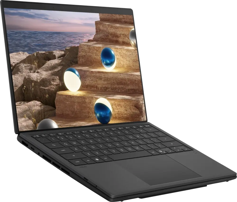 Лаптоп, Asus ZenBook Duo 14 UX8407AA-SN130X, Screen Pad Plus, INTEL Ultra 9  PTL U9-H484 (16C) 14" OLED, WQXGA+ ( 2880X1800 ) 16:10Touch, 32GB, 2TB SSD, Soft Keyboard, Windows 11 Pro,Moher Gray, Sleeve - image 3