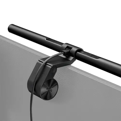 Дизайнерска лампа, BenQ (CW/WW) Monitor Light ScreenBar e-Reading lamp Light Source Dual Color LED, Color Rendering Index>95, Center Illuminance 930 lux (Height 45cm), Color Temp.2700K~6500K, Lighting Cover.(At 500 Lux) 60cmx30cm, USB Power, Aluminum alloy, PCB, BLACK AR17 - image 2