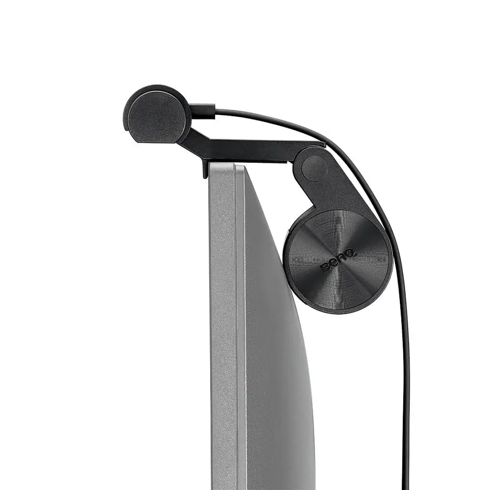 Дизайнерска лампа, BenQ (CW/WW) Monitor Light ScreenBar e-Reading lamp Light Source Dual Color LED, Color Rendering Index>95, Center Illuminance 930 lux (Height 45cm), Color Temp.2700K~6500K, Lighting Cover.(At 500 Lux) 60cmx30cm, USB Power, Aluminum alloy, PCB, BLACK AR17 - image 4