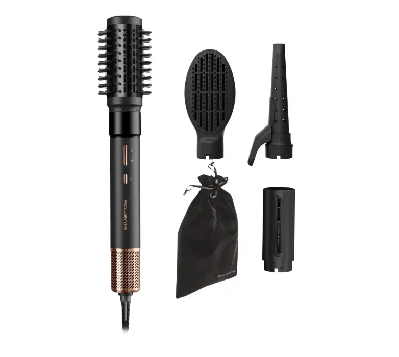 Електрическа четка за коса, Rowenta UB9820E0 Air Shape Ultimate Experience (Pouch), BLD Motor, 4acc + Pouch
