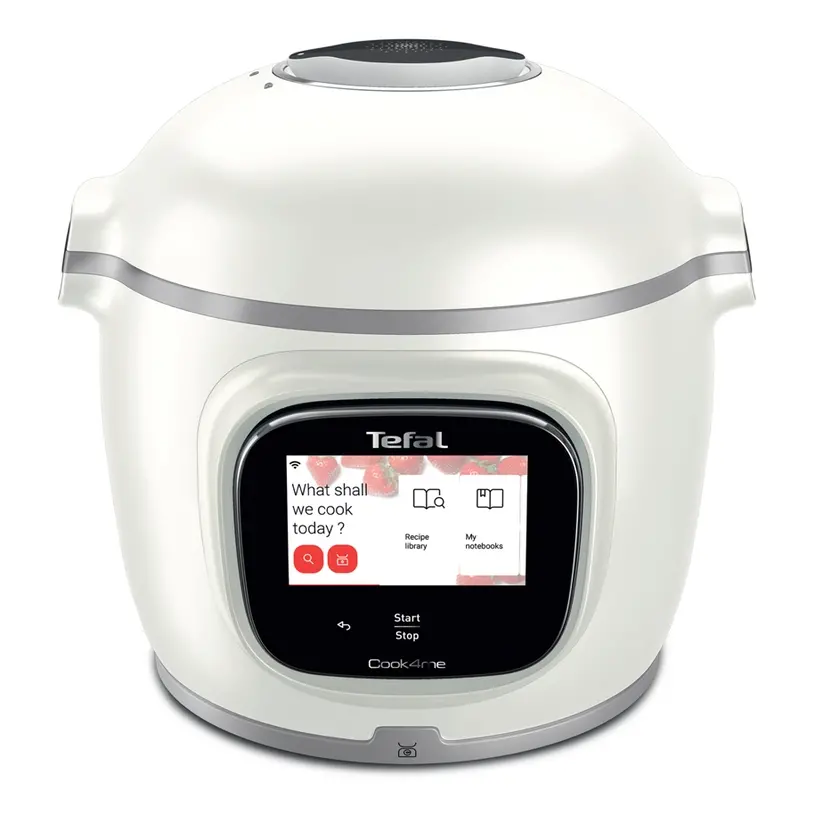Мултикукър, Tefal CY9441F2 Cook4me Connect Touch PRO, white (only RO/BG), integrated scale, wifi connection, 250 recipes embeded, 1600W, 15 cooking modes