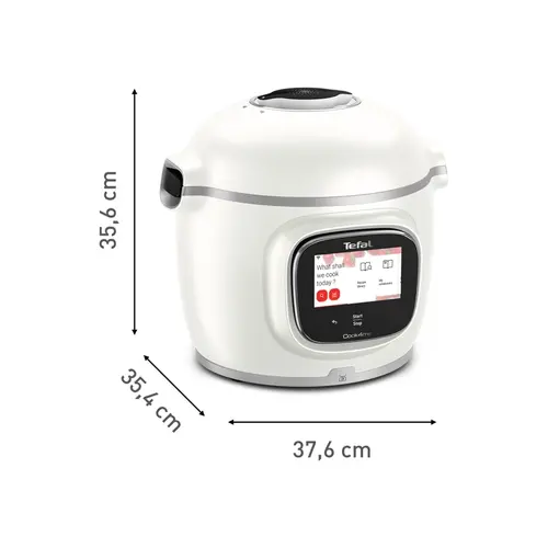 Мултикукър, Tefal CY9441F2 Cook4me Connect Touch PRO, white (only RO/BG), integrated scale, wifi connection, 250 recipes embeded, 1600W, 15 cooking modes - image 3