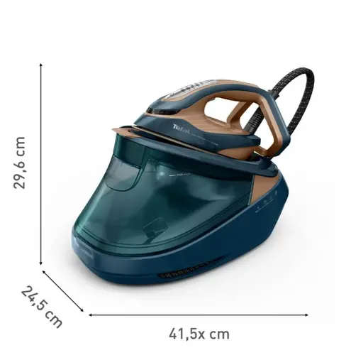 Парогенератор, Tefal GV9920E0 Pro Express Vision Max, color Blue Gold - image 2