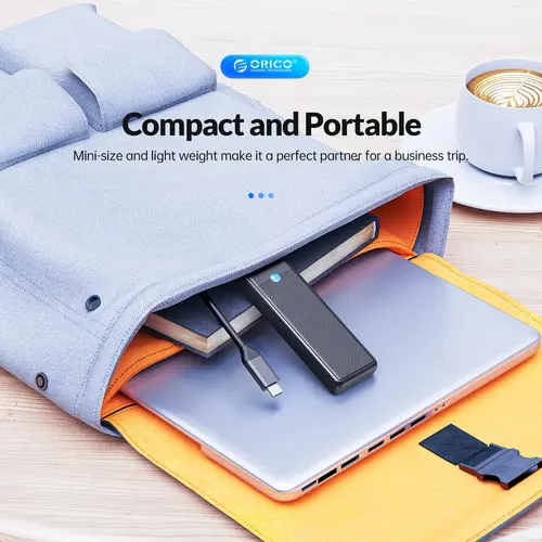 Orico хъб USB3.1 HUB Type-C - 2 x USB3.0, 2 x USB-C - PAPW2AC-C3-05-BK-EP - image 7