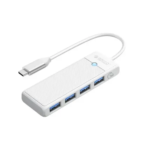 Orico хъб USB3.1 HUB Type-C - 4 x USB3.0 - PAPW4A-C3-015-WH