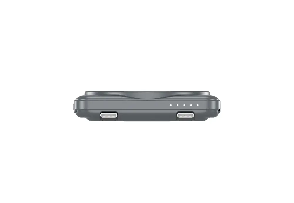 Външна батерия, Verbatim Charge 'n' Go 2C Power Bank Magnetic Wireless 5000mAh with 2 USB-C Cables & Stand Grey - image 4