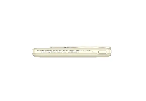 Външна батерия, Verbatim Charge 'n' Go 2C Power Bank Magnetic Wireless 5000mAh with 2 USB-C Cables & Stand Gold - image 4