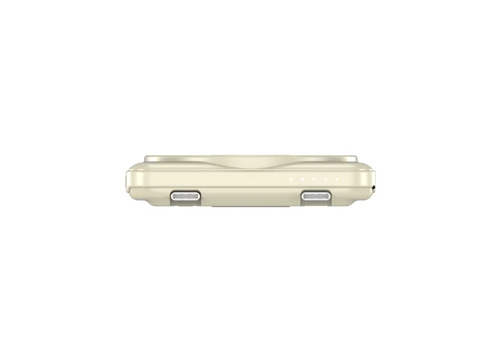 Външна батерия, Verbatim Charge 'n' Go 2C Power Bank Magnetic Wireless 5000mAh with 2 USB-C Cables & Stand Gold - image 5