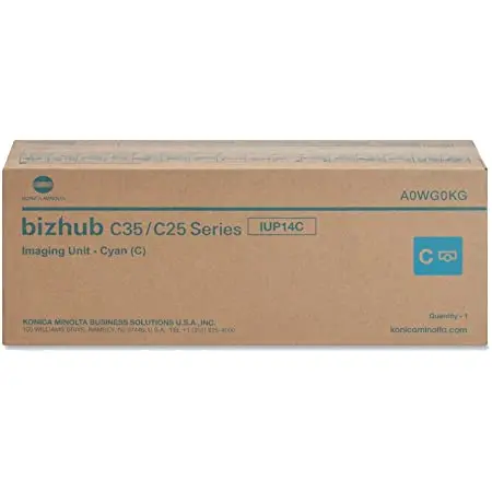 БАРАБАННА КАСЕТА ЗА KONICA MINOLTA BIZHUB C35/C35P/C25 - Cyan - DRUM UNIT - IUP14C (IUP-14C) -  PN A0WG0KJ