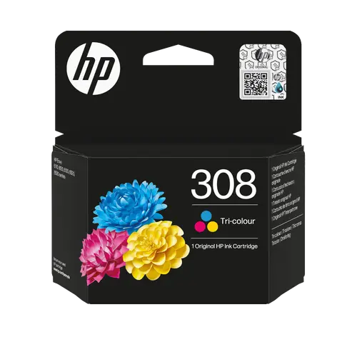 Consumabil, HP 308 Tri-Color Cartuș de cerneală original - 1