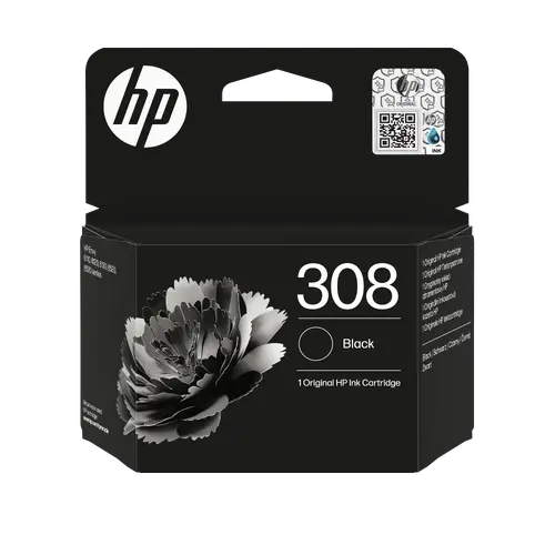 Консуматив, HP 308 Black Original Ink Cartridge
