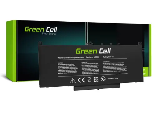 Baterie pentru laptop Dell Latitude E7270 E7470 J60J5 7,6V 5800mAh GREEN CELL - 1