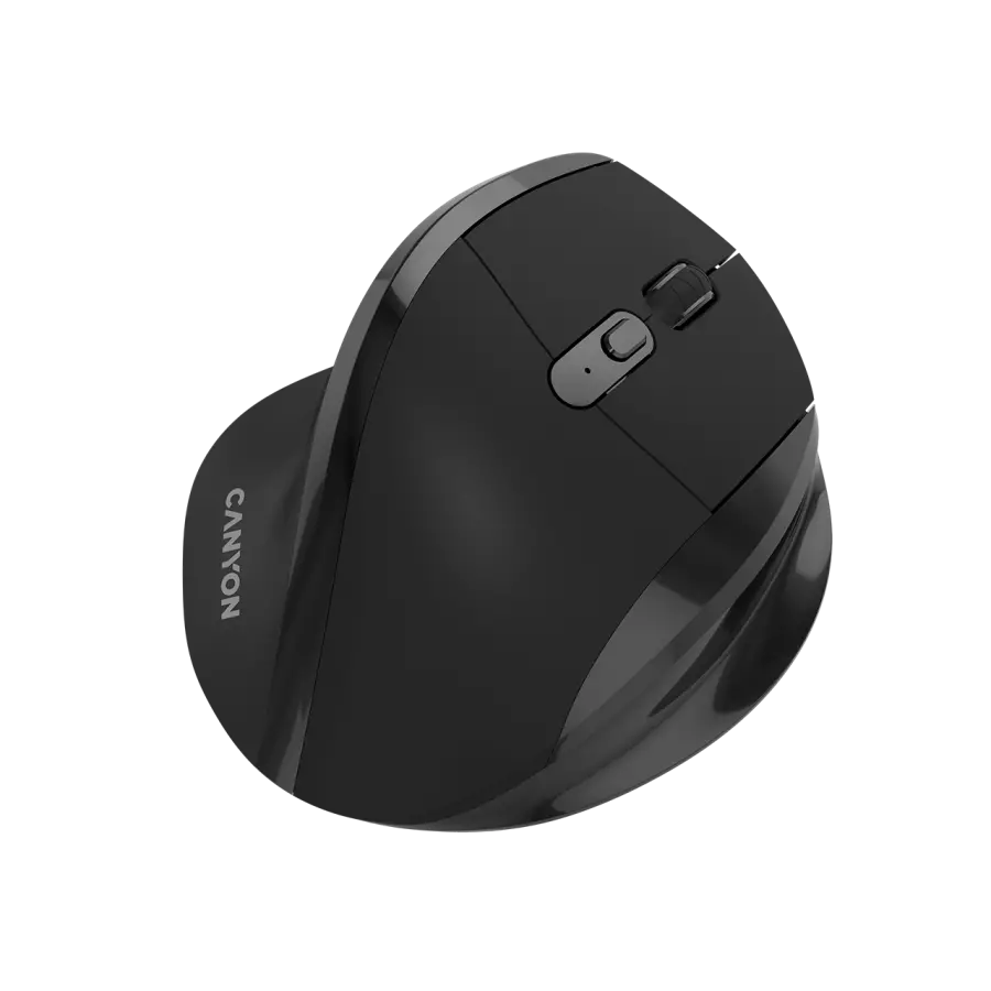 CANYON mouse OnClick 17 Ergonomic 6 buttons 1600DPI Wireless Black - image 1